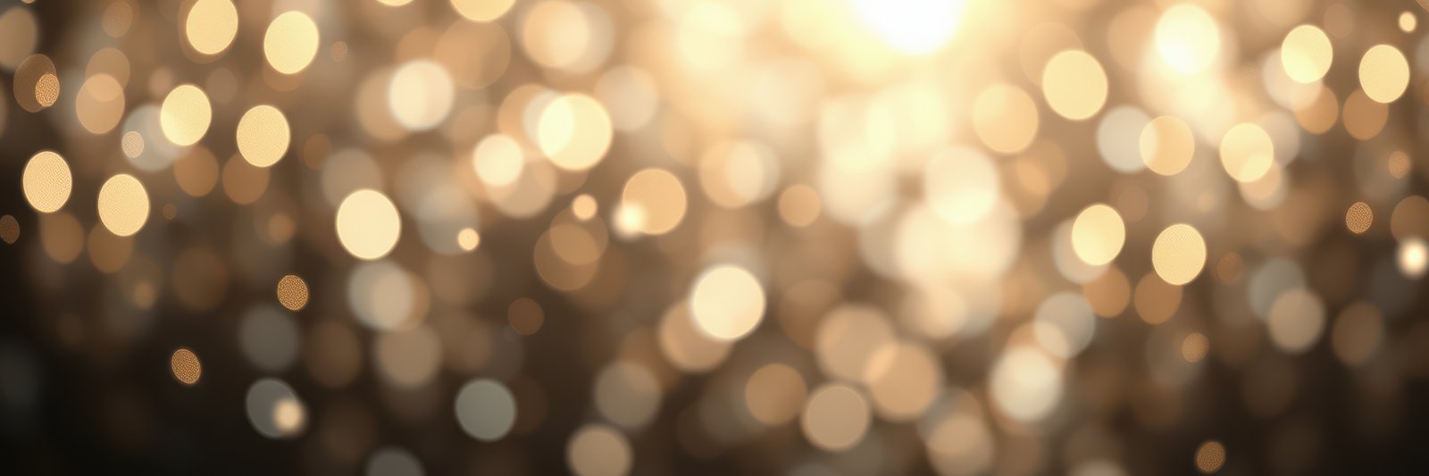 Shimmering bokeh lights creating a warm and inviting atmosphere during a festive celebration in the evening glow